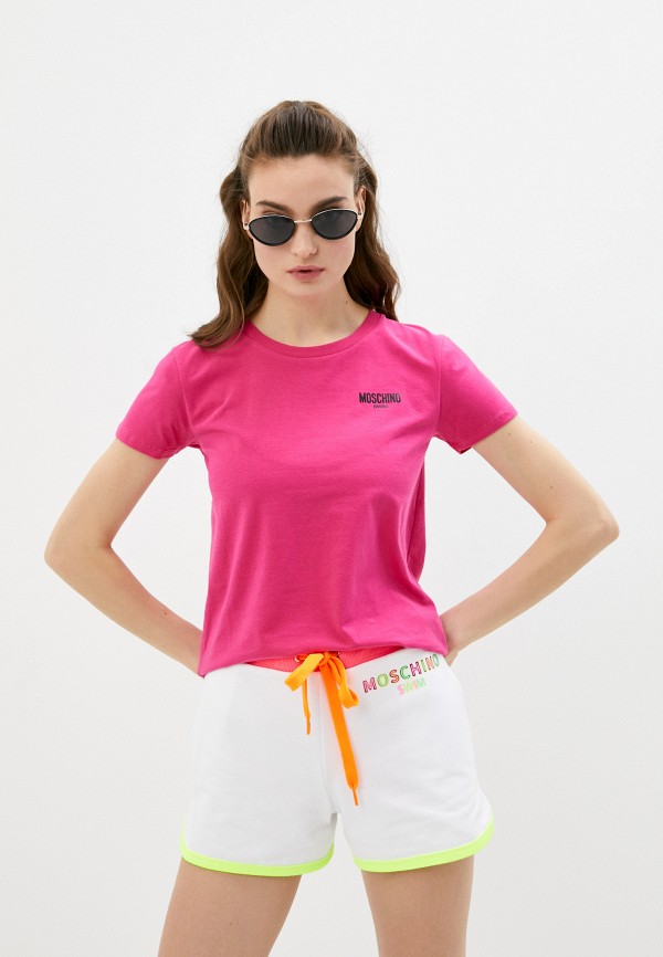 

Футболка Moschino Swim, Розовый