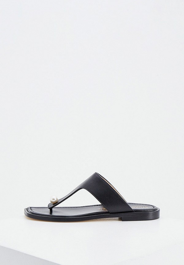 

Сабо Stuart Weitzman, Черный, GOLDIE FLAT SANDAL