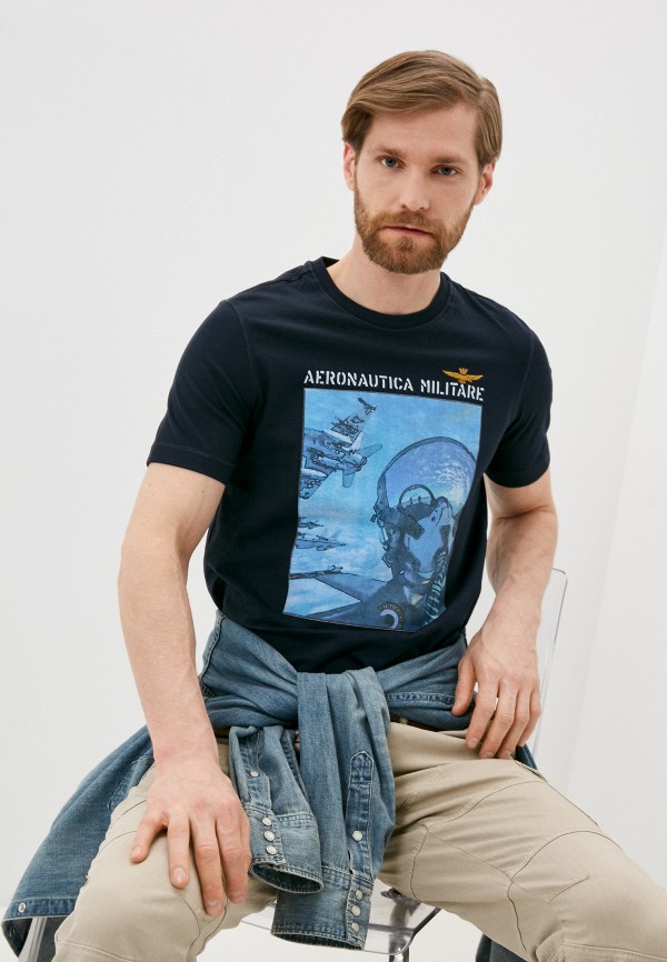 

Футболка Aeronautica Militare, Синий