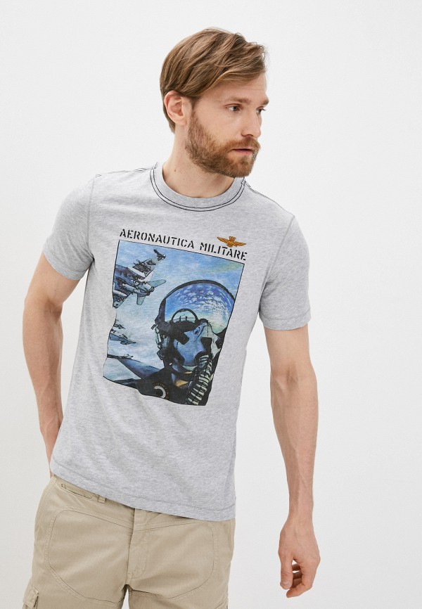 

Футболка Aeronautica Militare, Серый