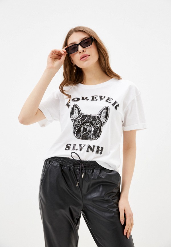 

Футболка Silvian Heach, Белый, Silvian Heach RTLAAB698601