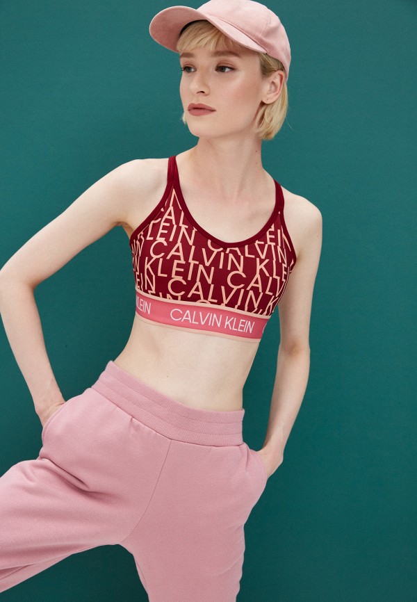 

Топ спортивный Calvin Klein Performance, Бордовый