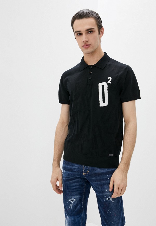 

Поло Dsquared2, Черный