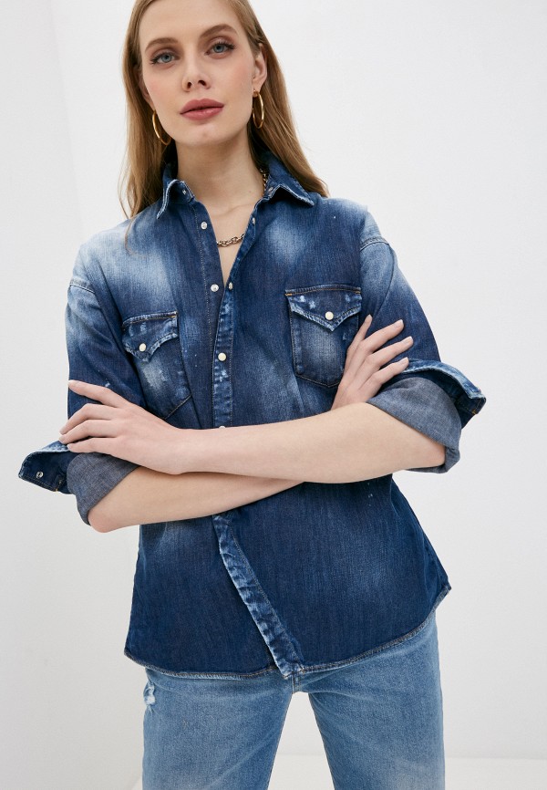 

Рубашка джинсовая Dsquared2, Синий