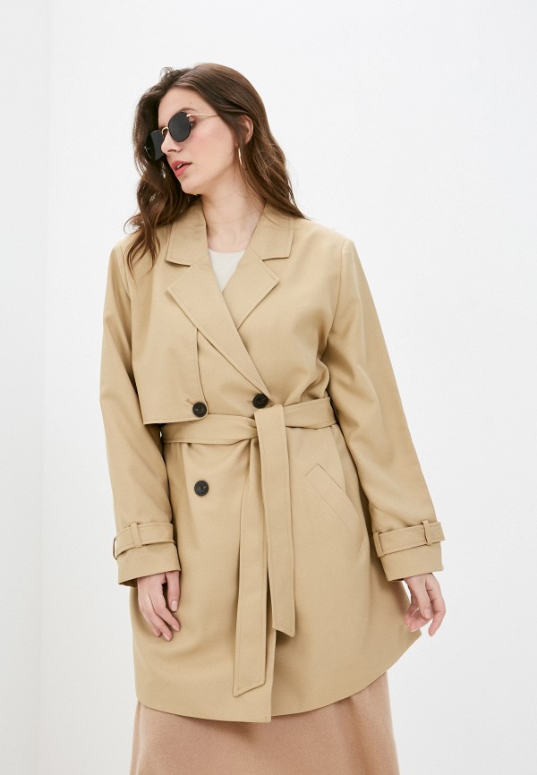 

Плащ Vero Moda Curve, Бежевый