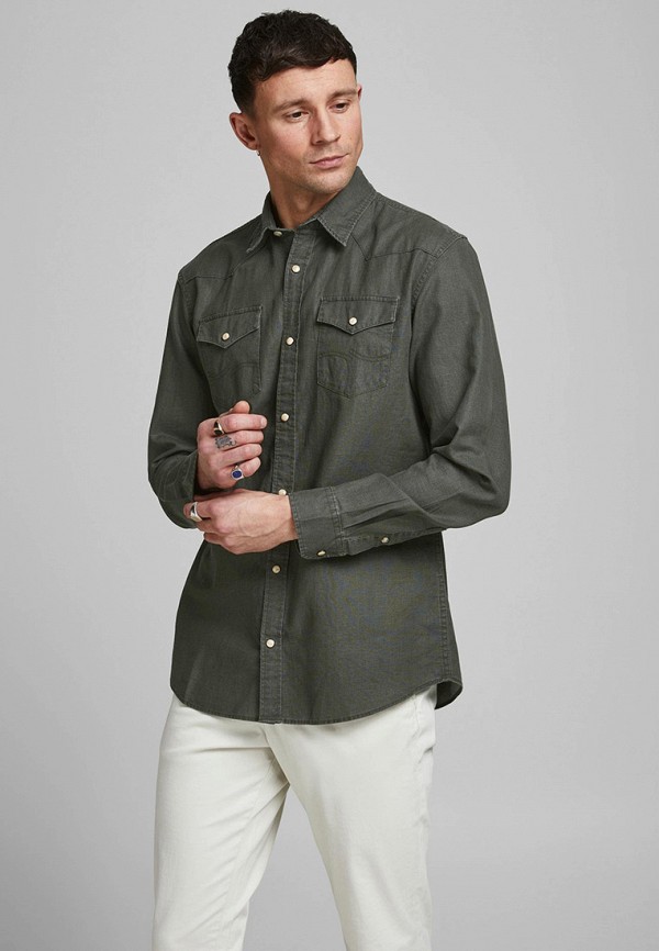 

Рубашка Jack & Jones, Хаки