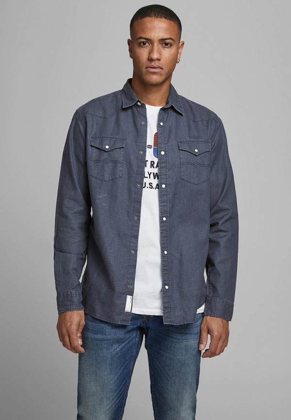 

Рубашка Jack & Jones, Синий