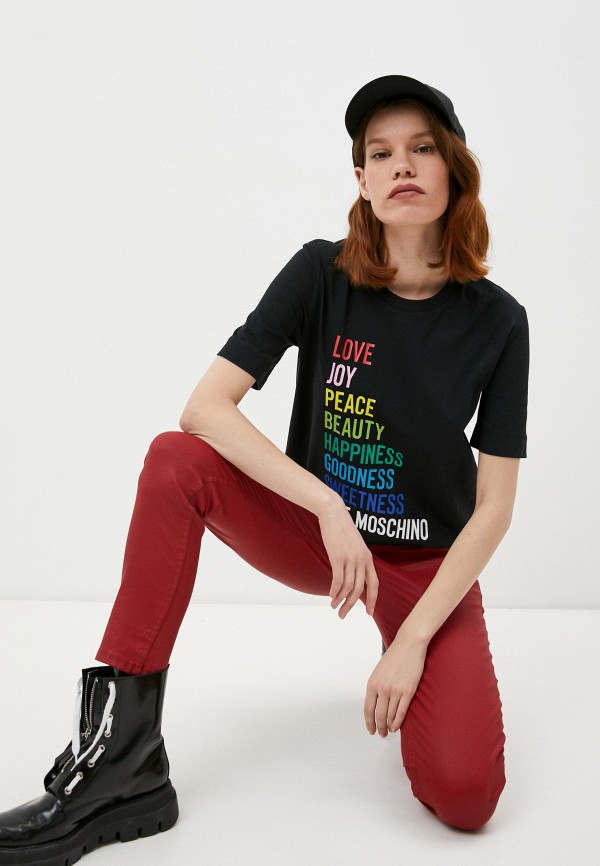 

Футболка Love Moschino, Черный, Love Moschino RTLAAB756201