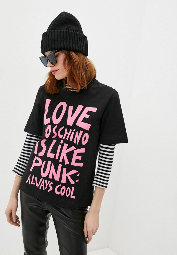 

Футболка Love Moschino, Черный