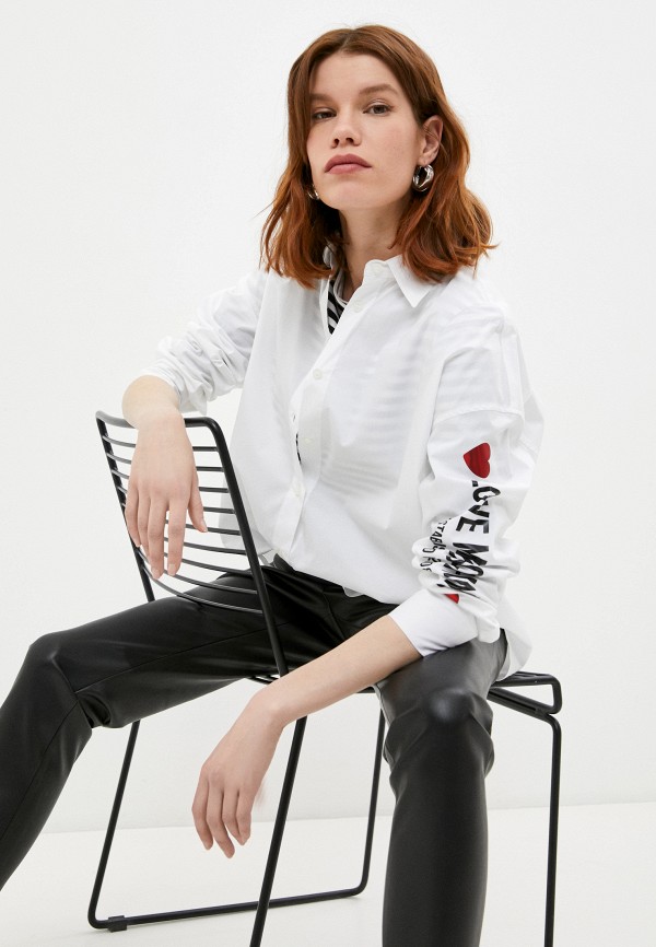 

Рубашка Love Moschino, Белый