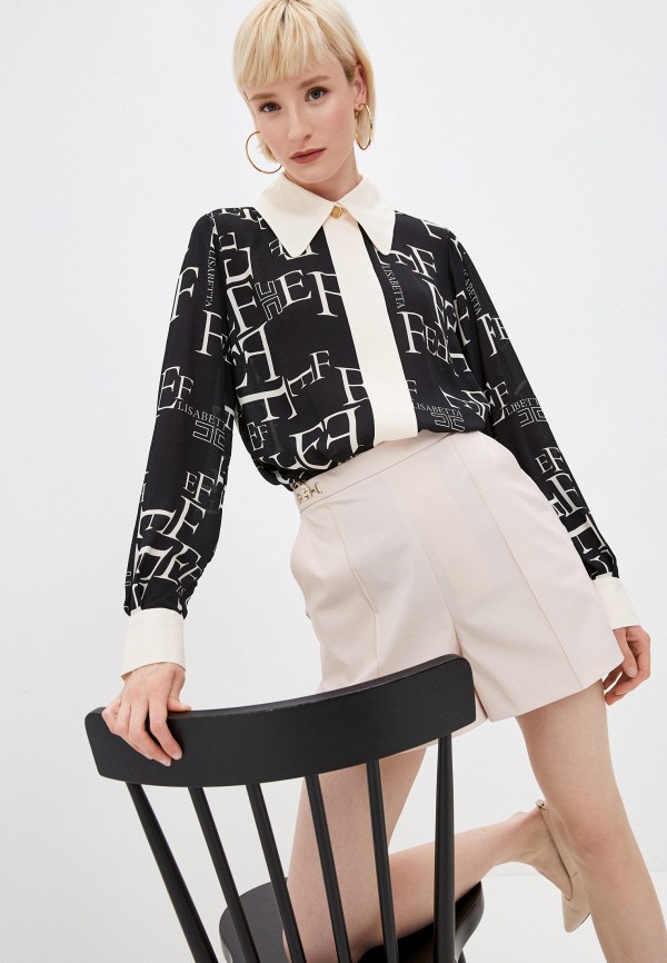 

Блуза Elisabetta Franchi, Черный