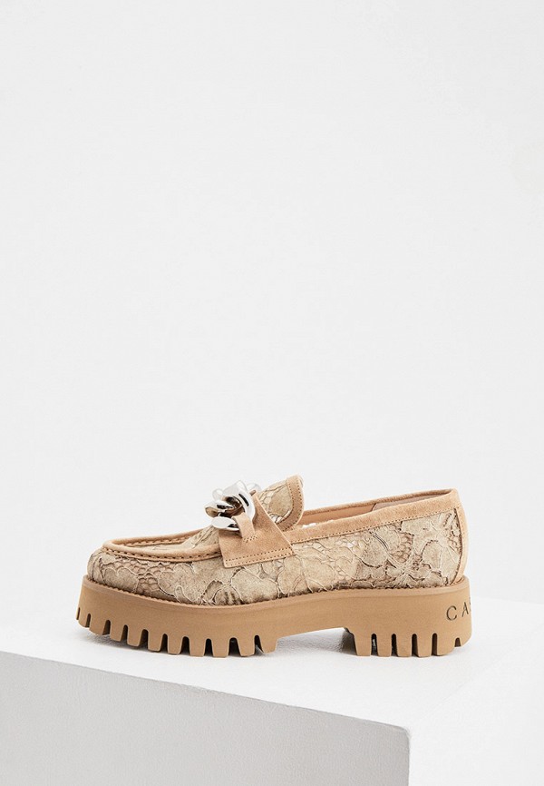 

Лоферы Casadei, Бежевый