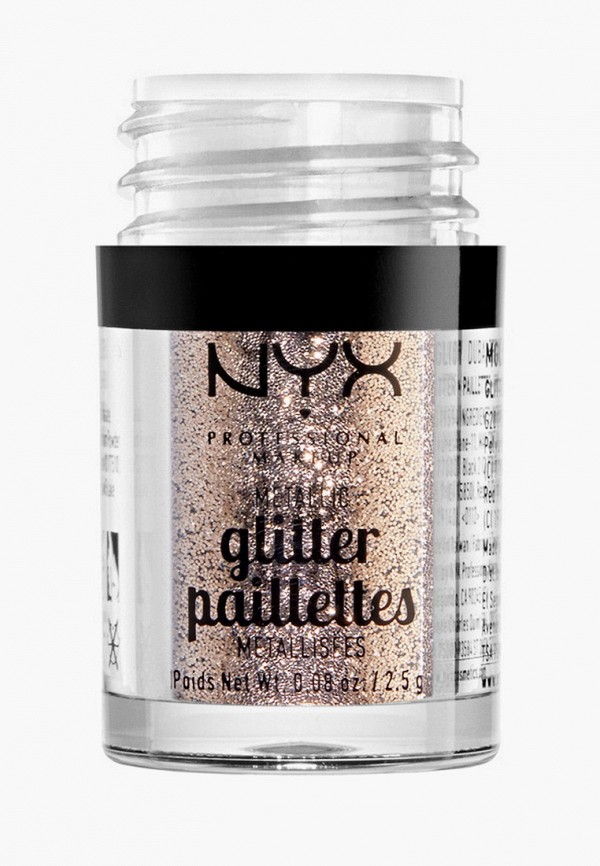

Хайлайтер Nyx Professional Makeup, для лица и тела "Metallic Glitter" Оттенок 04, Goldstone, Золотистый, Сверкающий финиш, 2,5гр