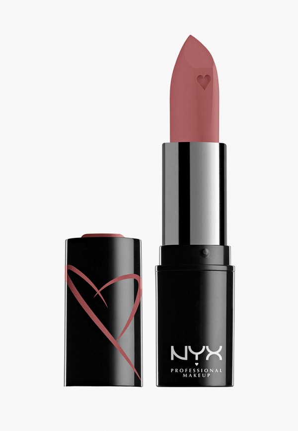 

Помада Nyx Professional Makeup, Бежевый, увлажняющая с сатиновым финишем, SHOUT LOUD SATIN LIPSTICK, оттенок 04, CHIC, 3.5 г
