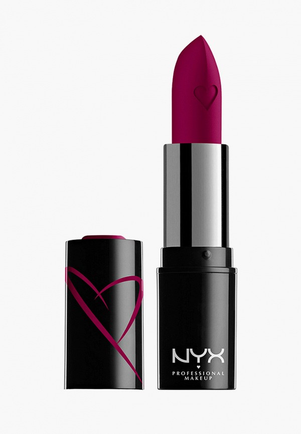 

Помада Nyx Professional Makeup, Фиолетовый, увлажняющая, с сатиновым финишем, SHOUT LOUD SATIN LIPSTICK, Оттенок 20, DIRTY TALK, 3.5 г