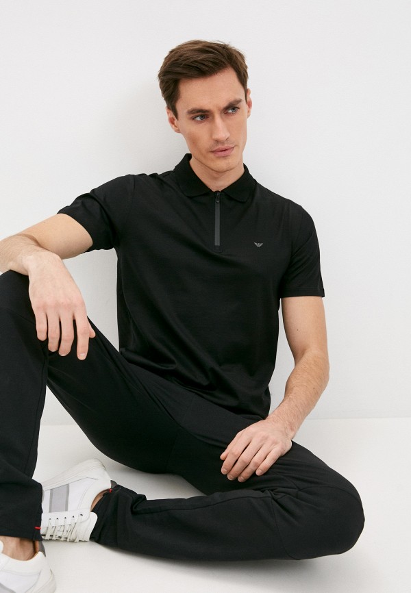 

Поло Emporio Armani, Черный