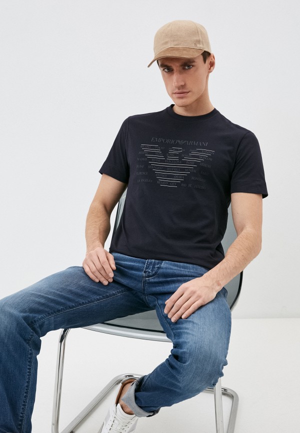 

Футболка Emporio Armani, Синий