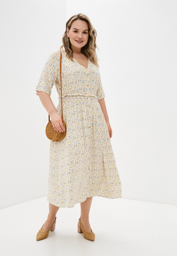 

Платье Vero Moda Curve, Бежевый