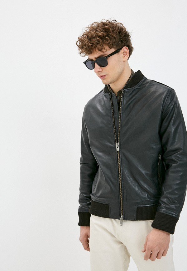 фото Куртка кожаная selected homme