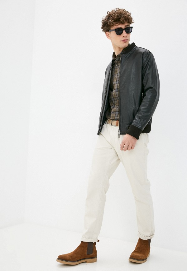 фото Куртка кожаная selected homme