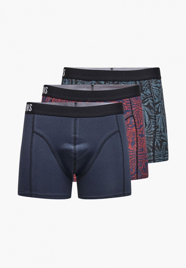

Трусы 3 шт. Only & Sons, Синий, Only & Sons RTLAAC001001