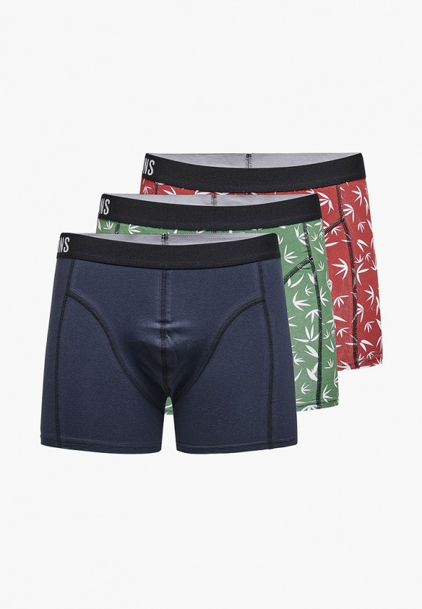 

Трусы 3 шт. Only & Sons, Зеленый;красный;синий, Only & Sons RTLAAC001201