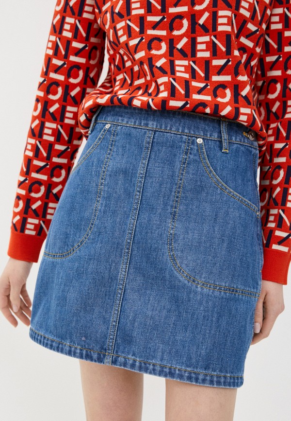 

Юбка джинсовая Kenzo, Синий