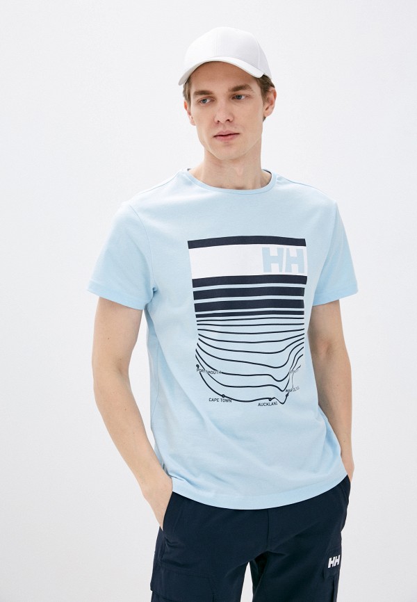 

Футболка Helly Hansen, Голубой, SHORELINE T-SHIRT