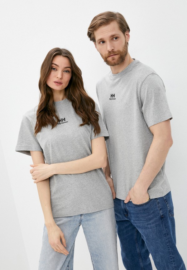 

Футболка Helly Hansen, Серый, YU20 LOGO T-SHIRT