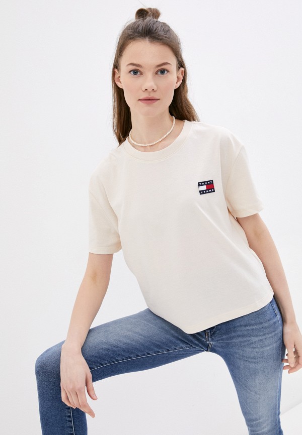 

Футболка Tommy Jeans, Бежевый