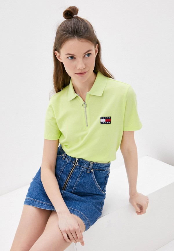 

Поло Tommy Jeans, Зеленый