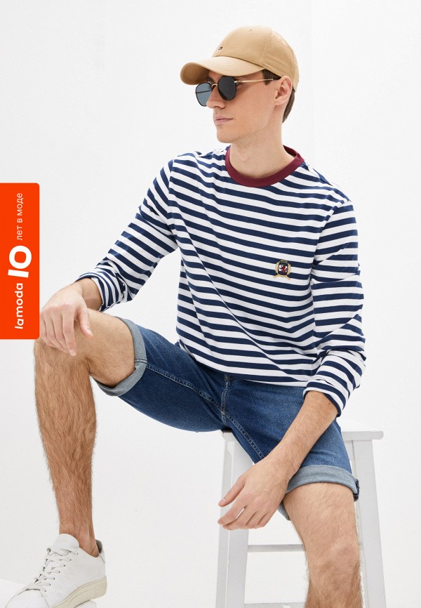 

Лонгслив Tommy Hilfiger, Синий, Exclusive for Lamoda TOMMY HILFIGER COLLECTION