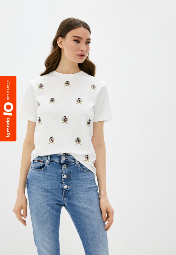 

Футболка Tommy Hilfiger, Белый, Exclusive for Lamoda TOMMY HILFIGER COLLECTION