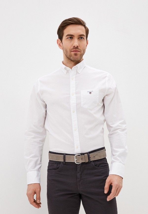 

Рубашка Gant, Белый, Exclusive for Lamoda