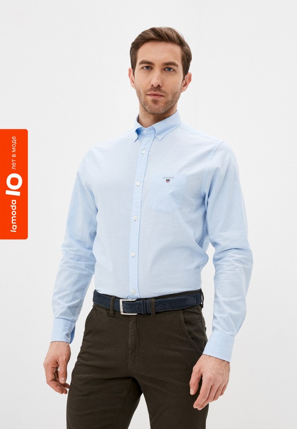 

Рубашка Gant, Голубой, Exclusive for Lamoda