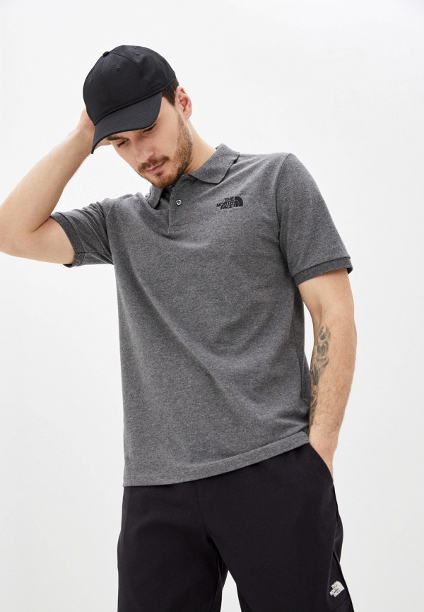 

Поло The North Face, Серый, M POLO PIQUET
