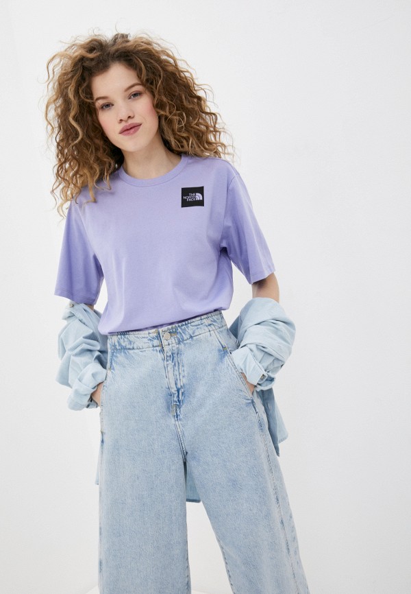 

Футболка The North Face, Фиолетовый, W BF FINE TEE