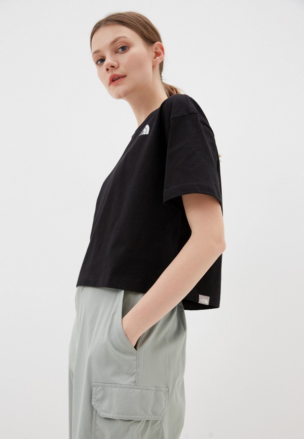 

Футболка The North Face, Черный, W CROPPED SD TEE