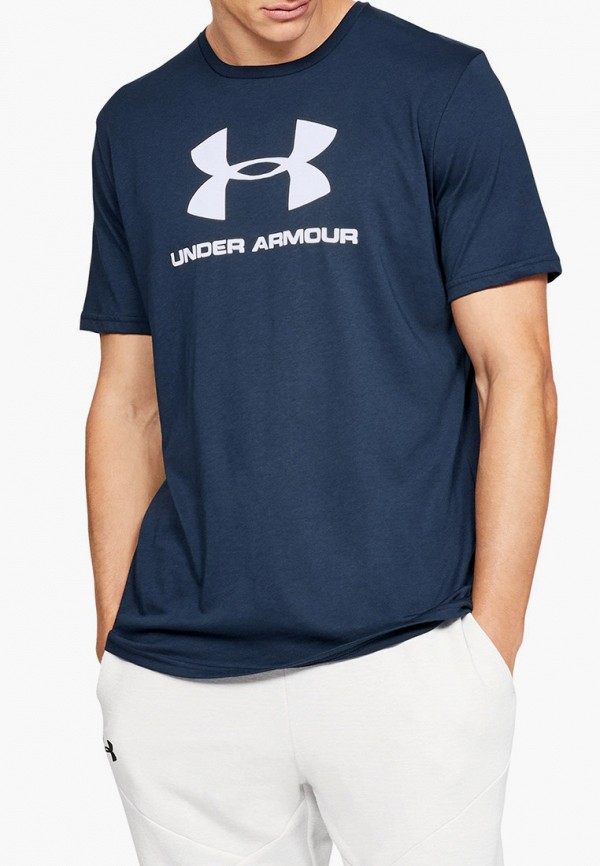

Футболка спортивная Under Armour, Синий, UA SPORTSTYLE LOGO SS