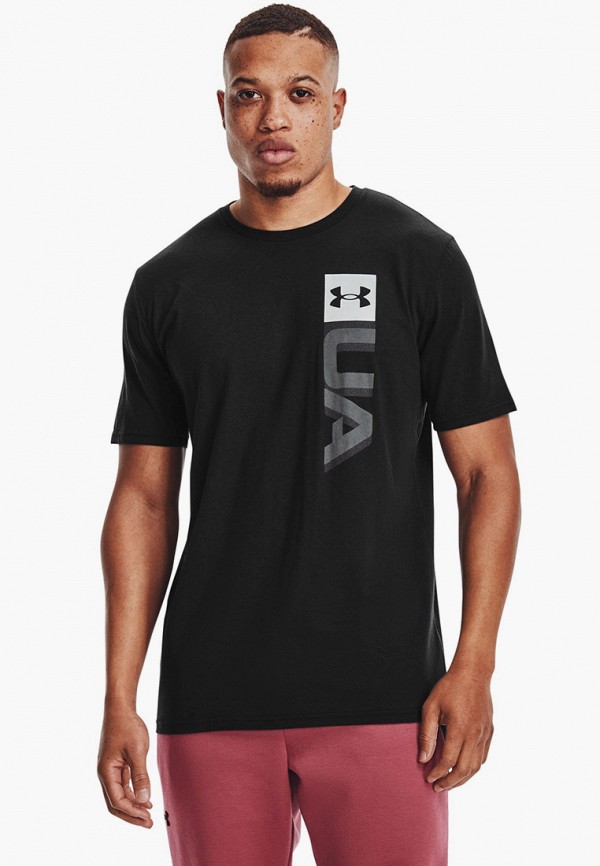 

Футболка спортивная Under Armour, Черный, UA BOXED WORDMARK SS