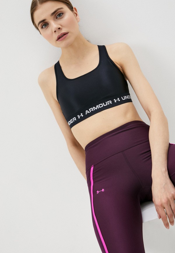 

Топ спортивный Under Armour, Черный, UA Crossback Matte/Shine