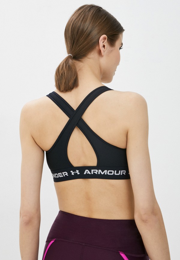 

Топ спортивный Under Armour, Черный, UA Crossback Matte/Shine