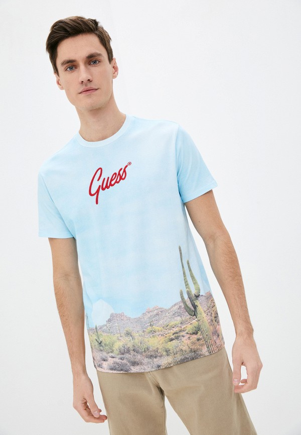 

Футболка Guess Jeans, Голубой
