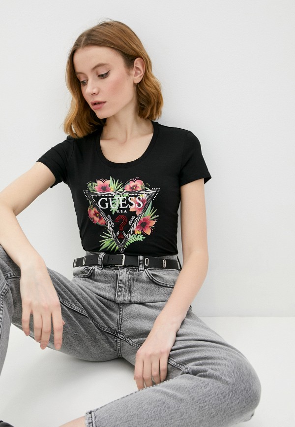 

Футболка Guess Jeans, Черный