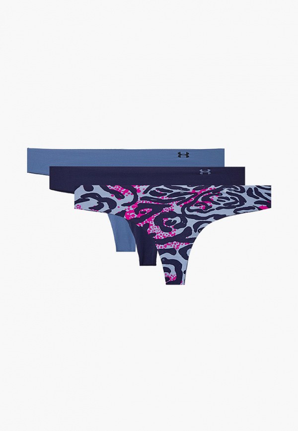 

Трусы 3 шт. Under Armour, Синий, PS Thong 3Pack Print