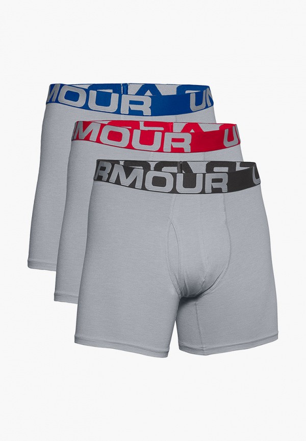 

Трусы 3 шт. Under Armour, Серый, UA Charged Cotton 6in 3 Pack