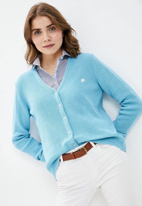 

Кардиган Denim Culture, Голубой, Denim Culture RTLAAC459001