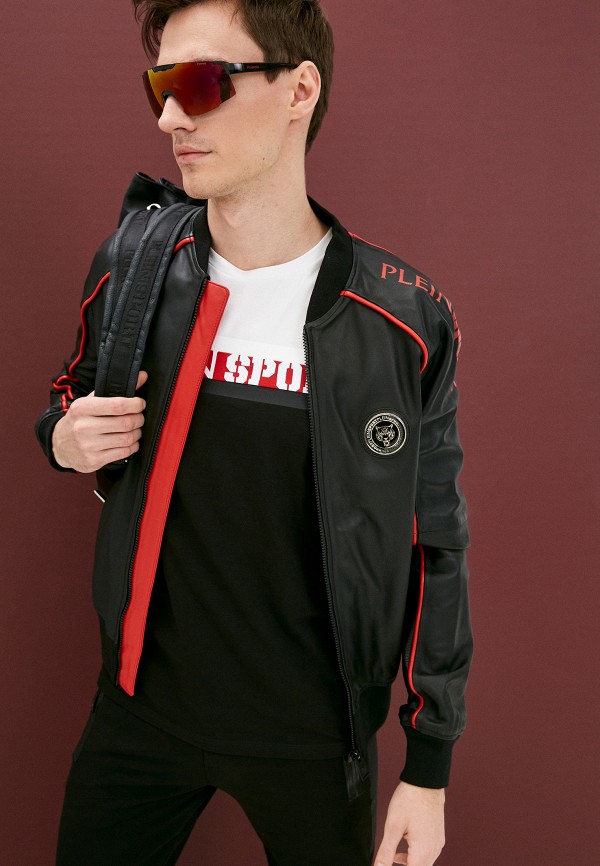фото Куртка кожаная plein sport