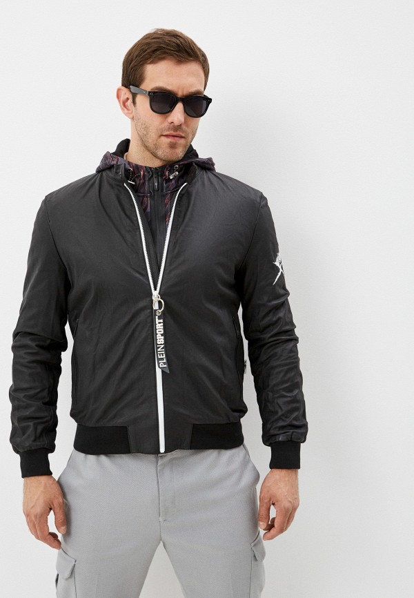 

Куртка кожаная Plein Sport, Черный