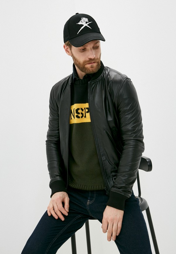

Куртка кожаная Plein Sport, Черный